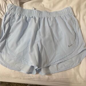 Nike Women's Sky Blue Athletic Shorts